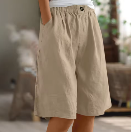 Skylar | Women's Relaxed Summer Shorts with Comfortable Elastic Waist Design
