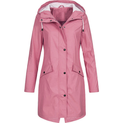 Women's Long Hooded Jacket - Winter Outerwear Coat