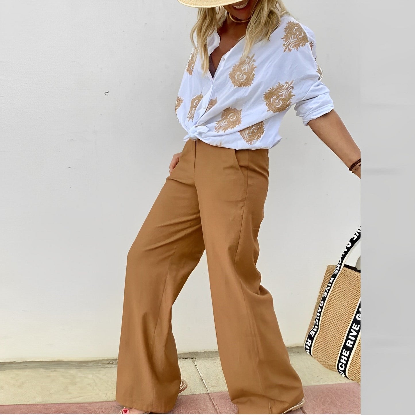 Marivelle | Women's Bohemian Summer Blouse with Relaxed Fit Design