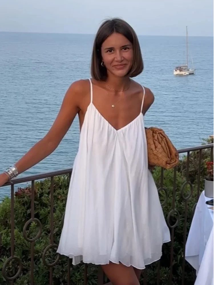 Delanae | Effortless Flowy Mini Dress for Casual Summer Style