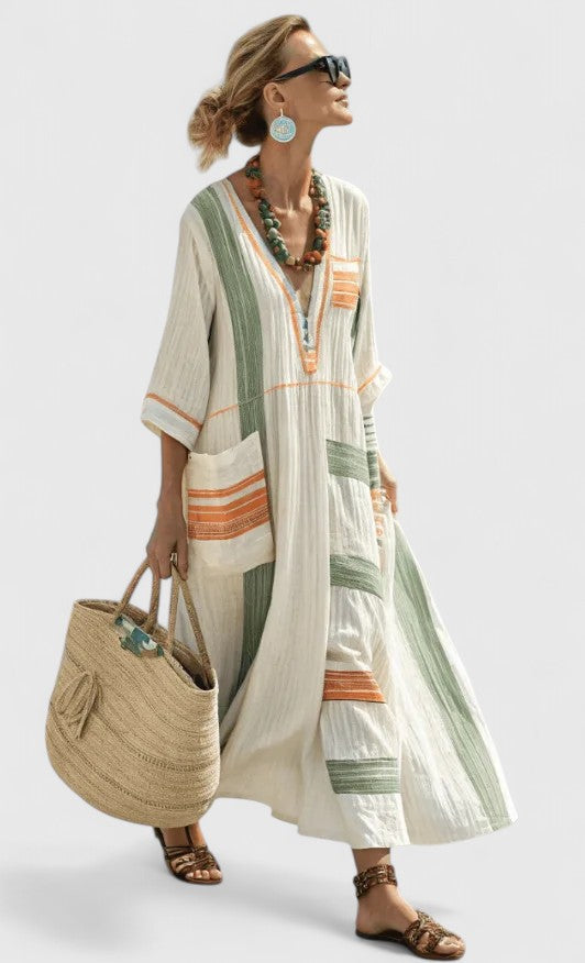 Daralyn | Women Kaftan Maxi Dress with Relaxed Summer Fit