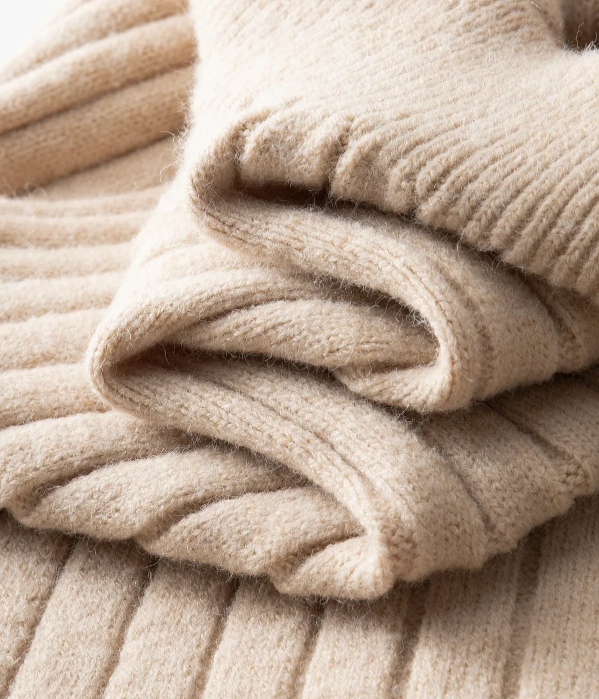 Men's Wool Quarter Zip Sweater - Knit Pullover
