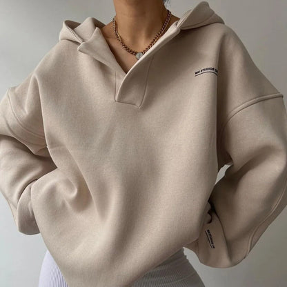 Women's Oversized Hoodie - Casual Lounge Sweatshirt