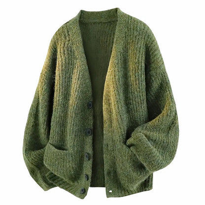 Women V-Neck Cardigan