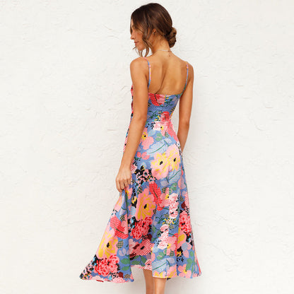 Calvella | Floral Maxi Occasion Dress