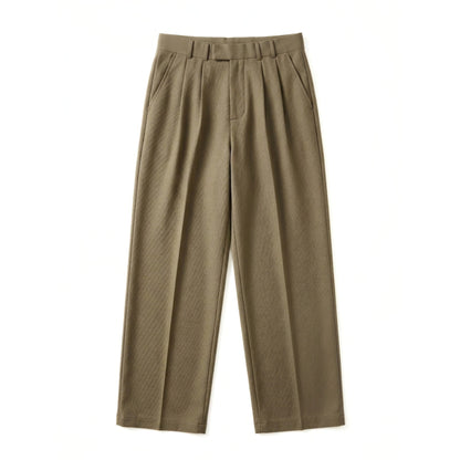 Stylish Men's Trousers | Pleated Loose Fit Design with Side Pockets for Everyday Comfort 3