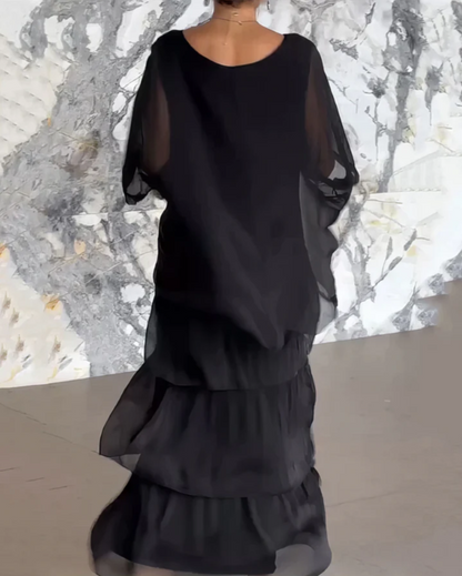 Amara | Fancy Long Flowing Summer Dress for All Season