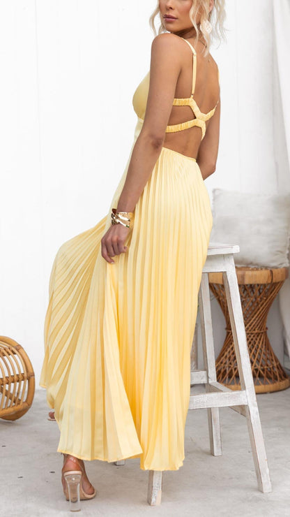 Callyn | Women Pleated Party Dress with Elegant Style