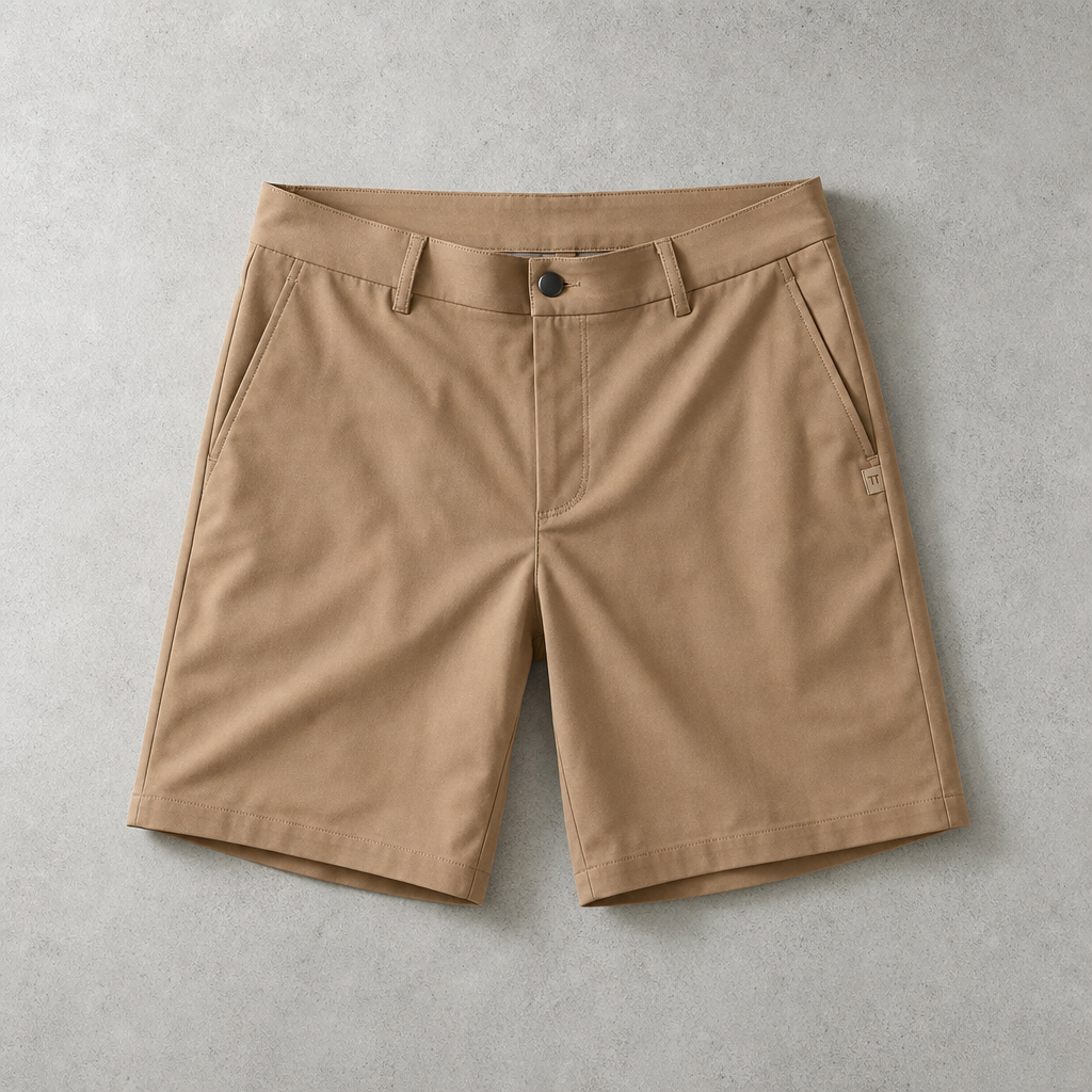 Men's Chino Shorts - Stretch Tailored Casual Summer Shorts