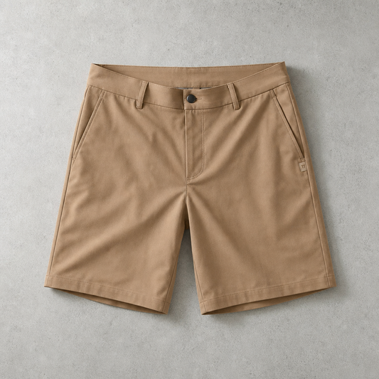 Men's Chino Shorts - Stretch Tailored Casual Summer Shorts