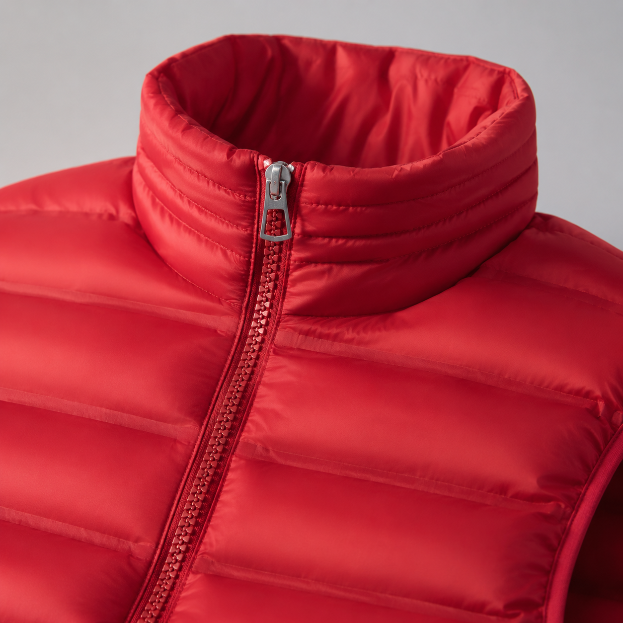 Men's Puffer Vest - Quilted Stand Collar Insulated Vest