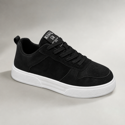 Men's Low Top Sneakers - Casual Lace Up Shoes
