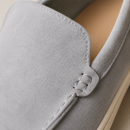 Men's Suede Loafers - Slip On Casual Summer Shoes