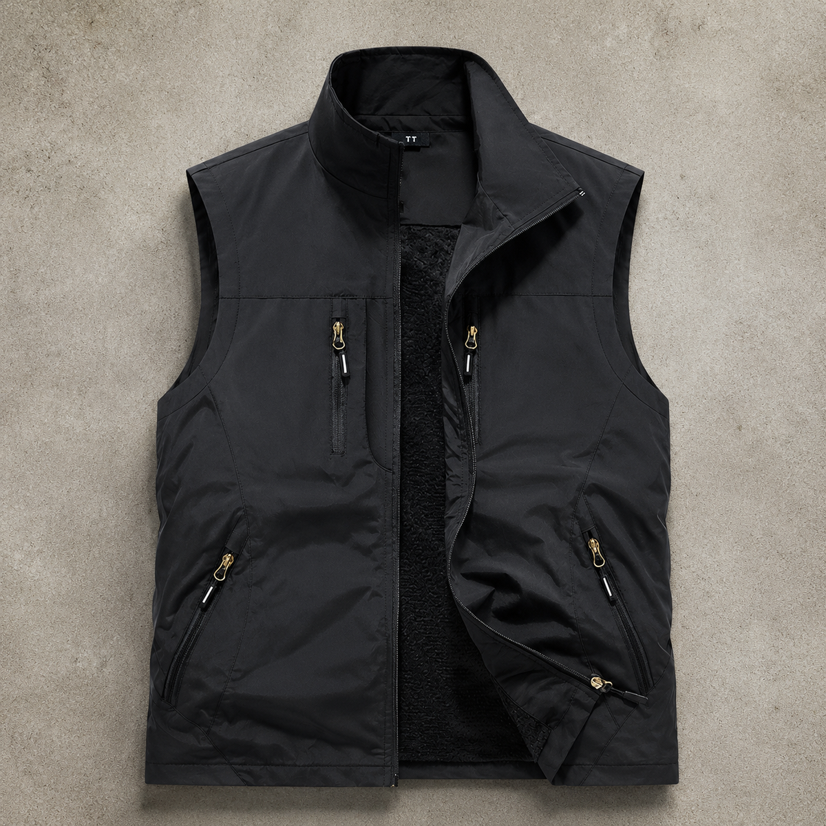 Men's Utility Vest - Zip Pocket Outdoor Casual Vest