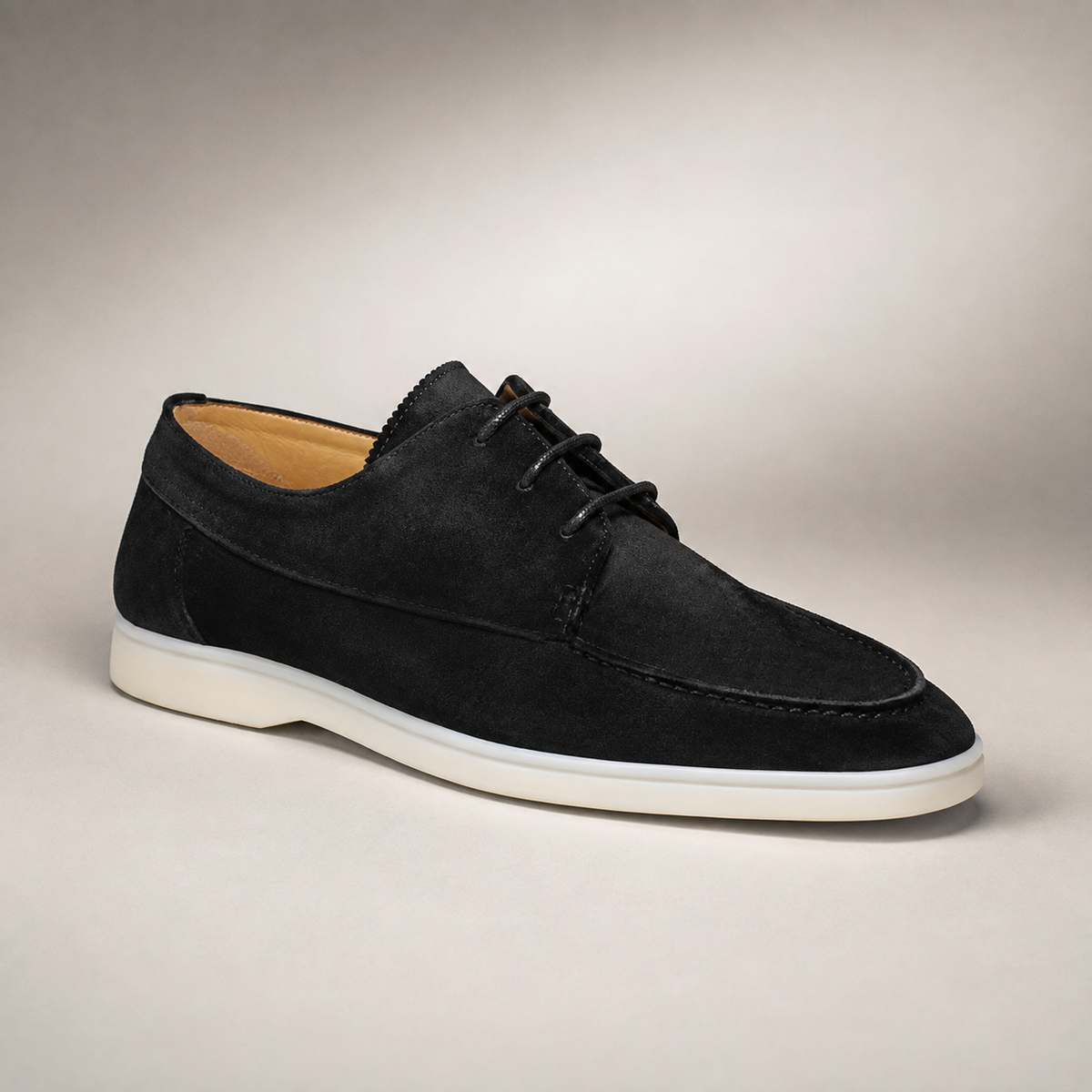 Men's Suede Derby Shoes - Lace Up Casual Dress Shoes