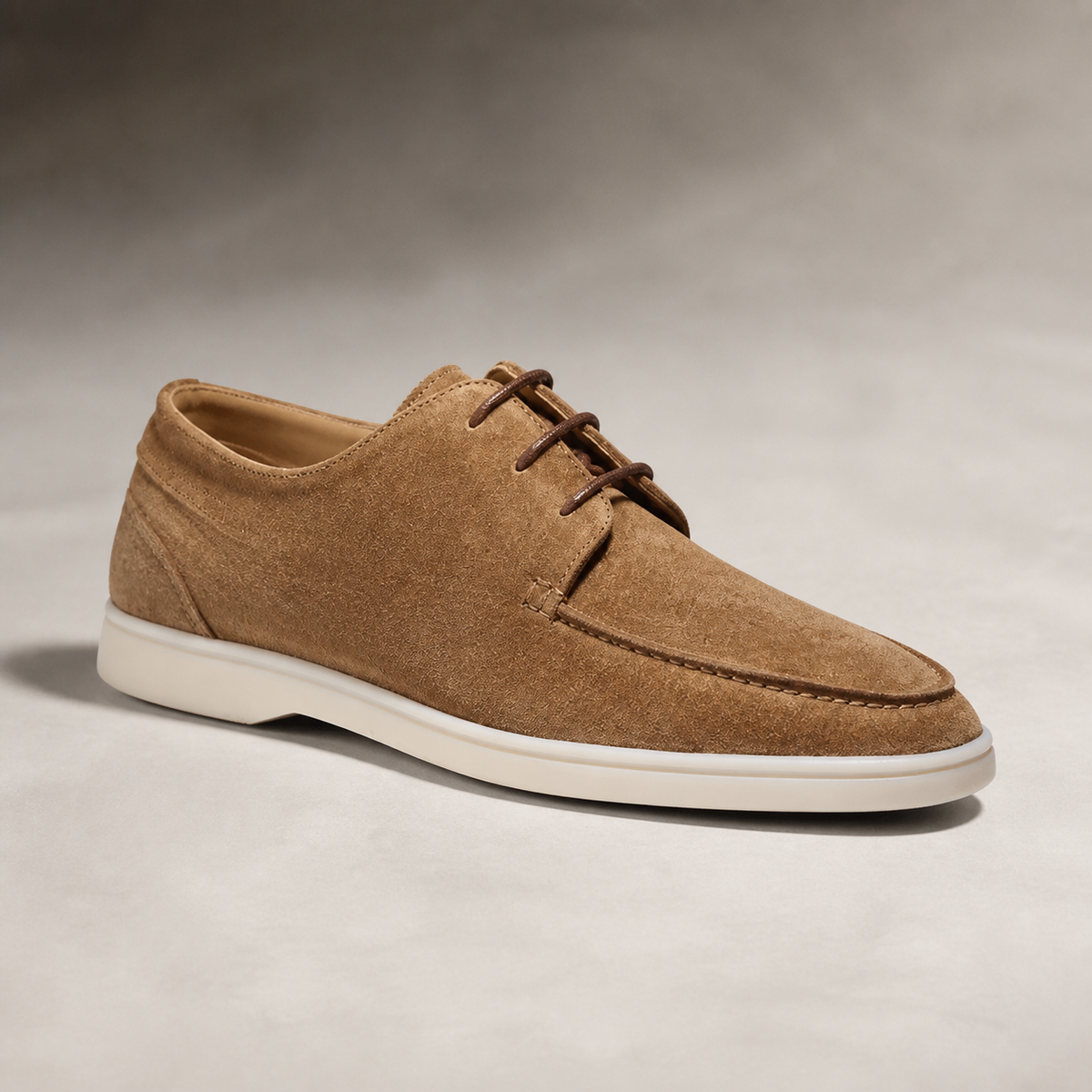Men's Suede Derby Shoes - Lace Up Casual Dress Shoes