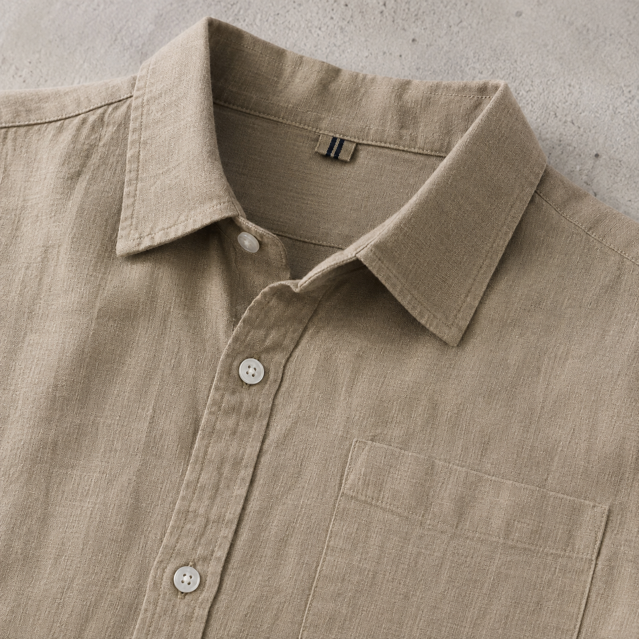 Men's Linen Blend Shirt and Pants Set - Casual Two Piece Outfit