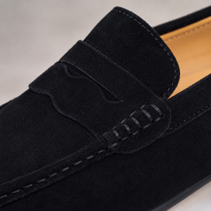 Men's Suede Loafers - Penny Driving Slip On Shoes