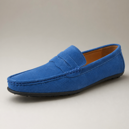 Men's Suede Loafers - Penny Driving Slip On Shoes
