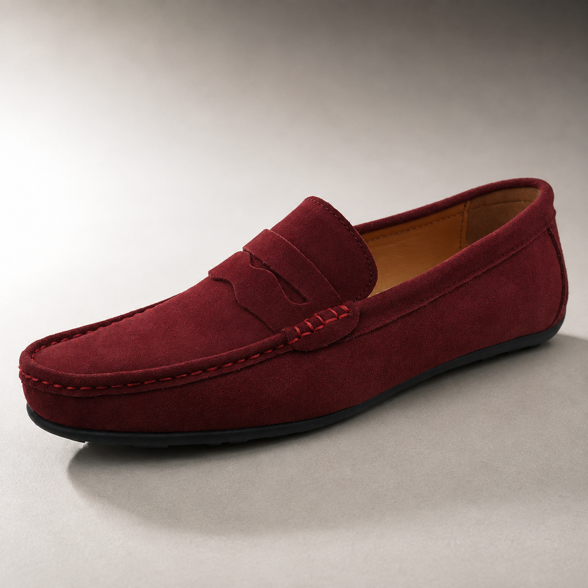 Men's Suede Loafers - Penny Driving Slip On Shoes