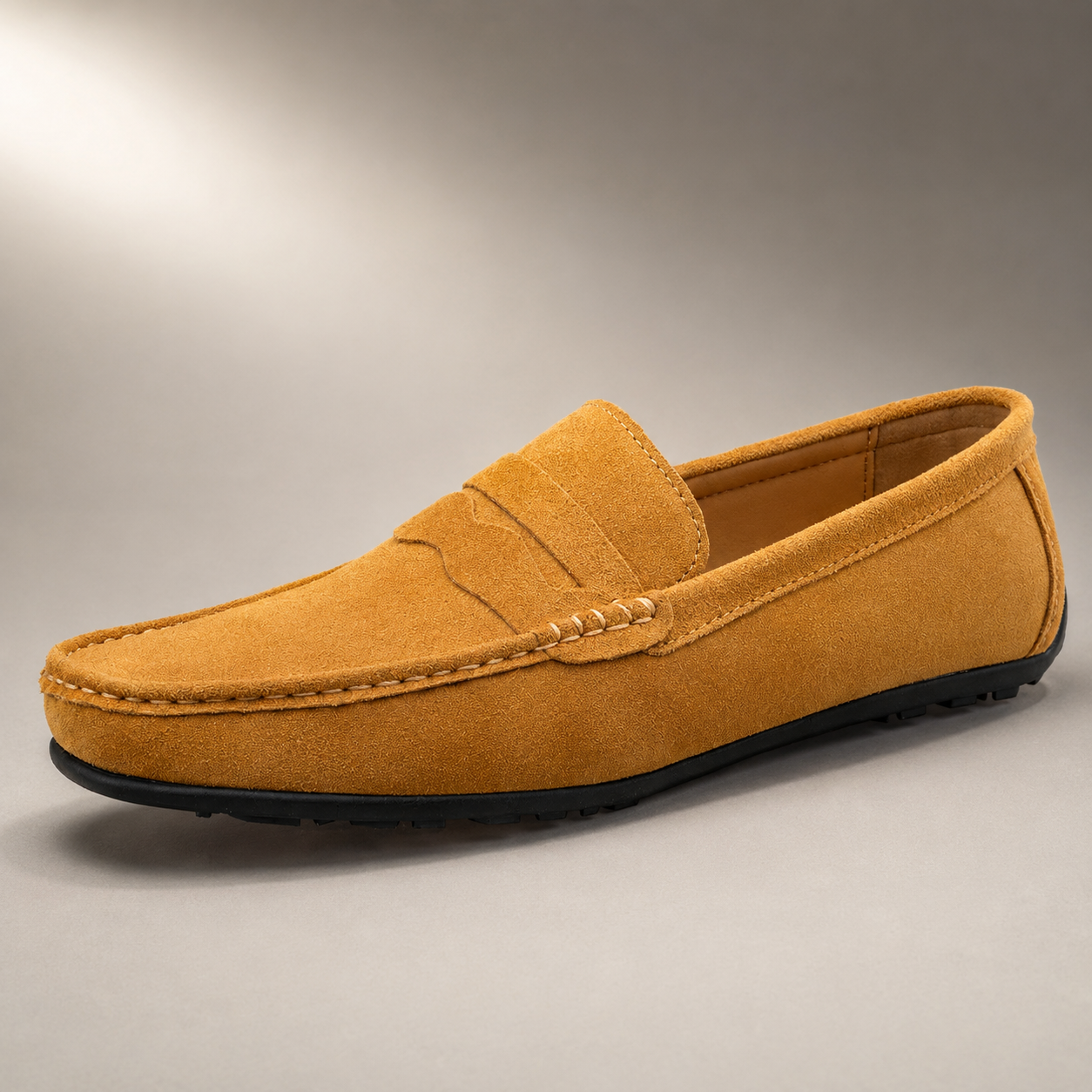 Men's Suede Loafers - Penny Driving Slip On Shoes