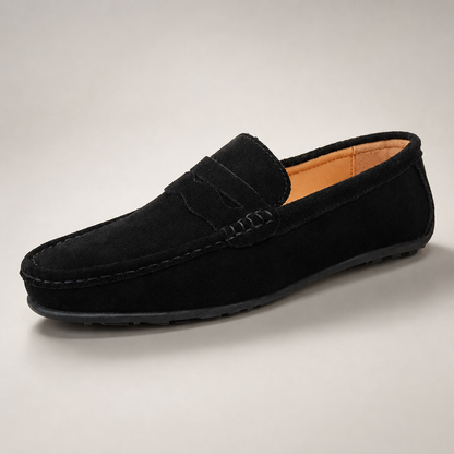 Men's Driving Loafers - Suede Slip On Casual Shoes