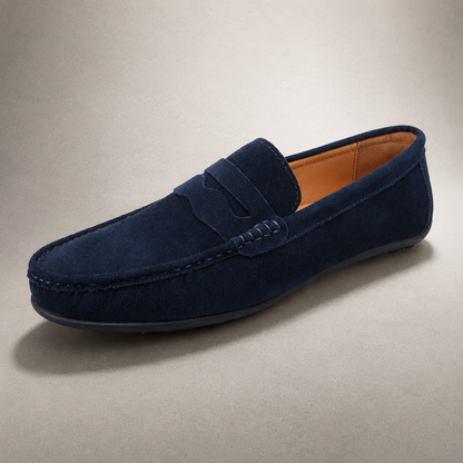 Men's Driving Loafers - Suede Slip On Casual Shoes