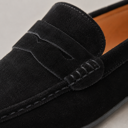 Men's Driving Loafers - Suede Slip On Casual Shoes