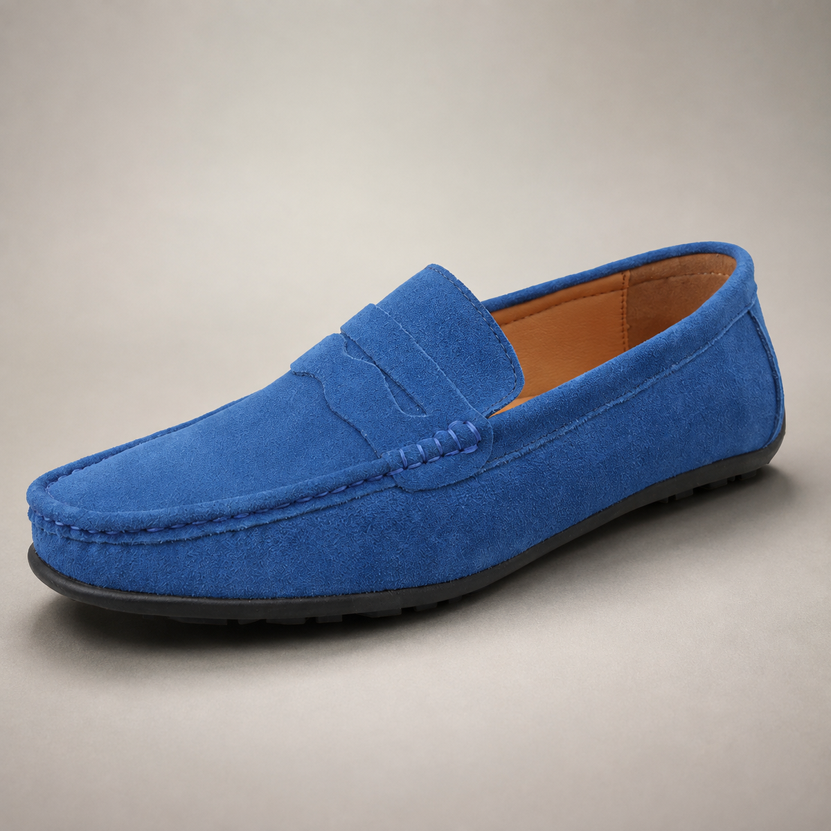 Men's Driving Loafers - Suede Slip On Casual Shoes