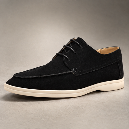 Men's Boat Shoes - Suede Lace Up Casual Shoes