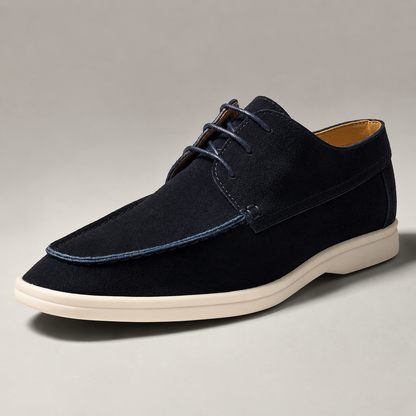 Men's Boat Shoes - Suede Lace Up Casual Shoes
