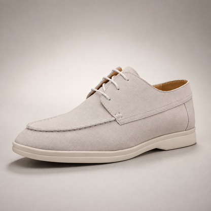 Men's Boat Shoes - Suede Lace Up Casual Shoes