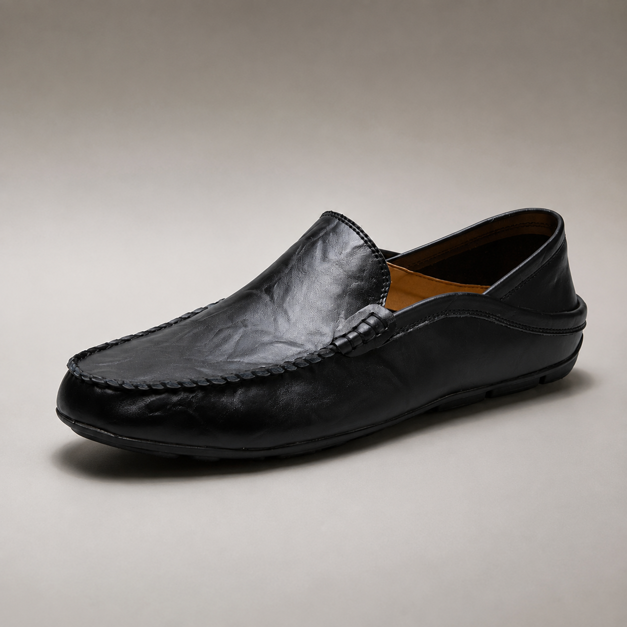 Men's Leather Loafers - Classic Slip On Dress Shoes