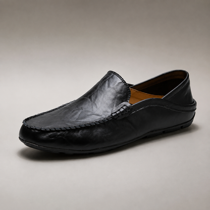 Men's Leather Loafers - Classic Slip On Dress Shoes