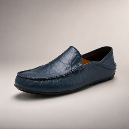Men's Leather Loafers - Classic Slip On Dress Shoes