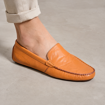 Men's Leather Loafers - Classic Slip On Dress Shoes