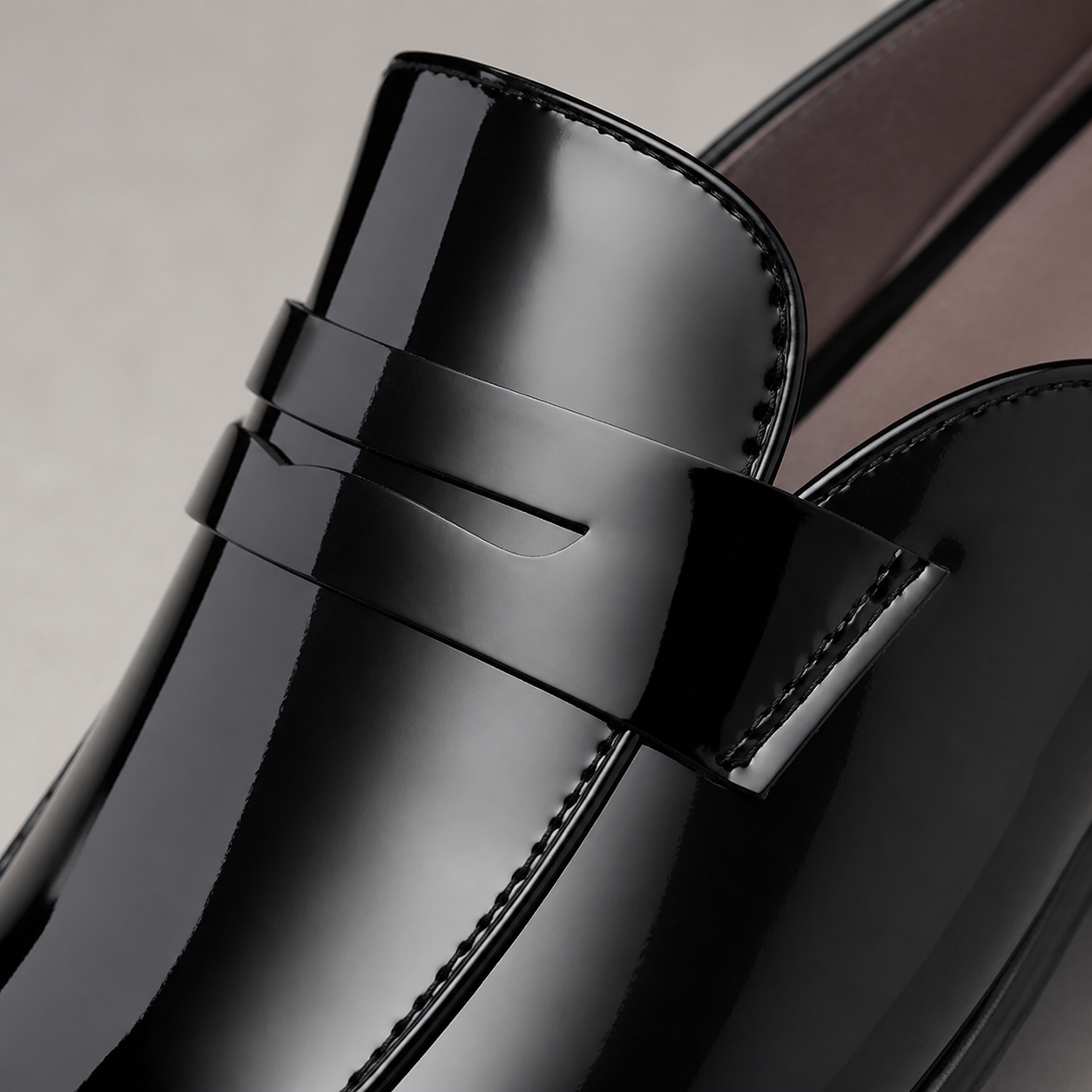 Men's Leather Loafers - Backless Mule Slip On Shoes