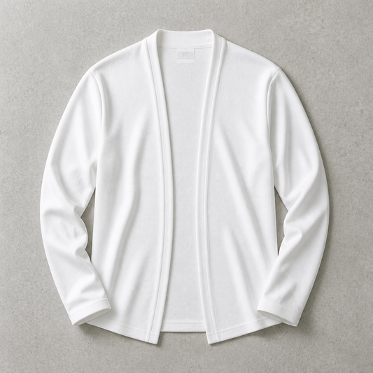 Men's Open Front Cardigan - Lightweight Casual Knit Sweater