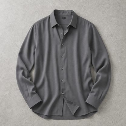 Men's Dress Shirt - Classic Long Sleeve Button Down Shirt