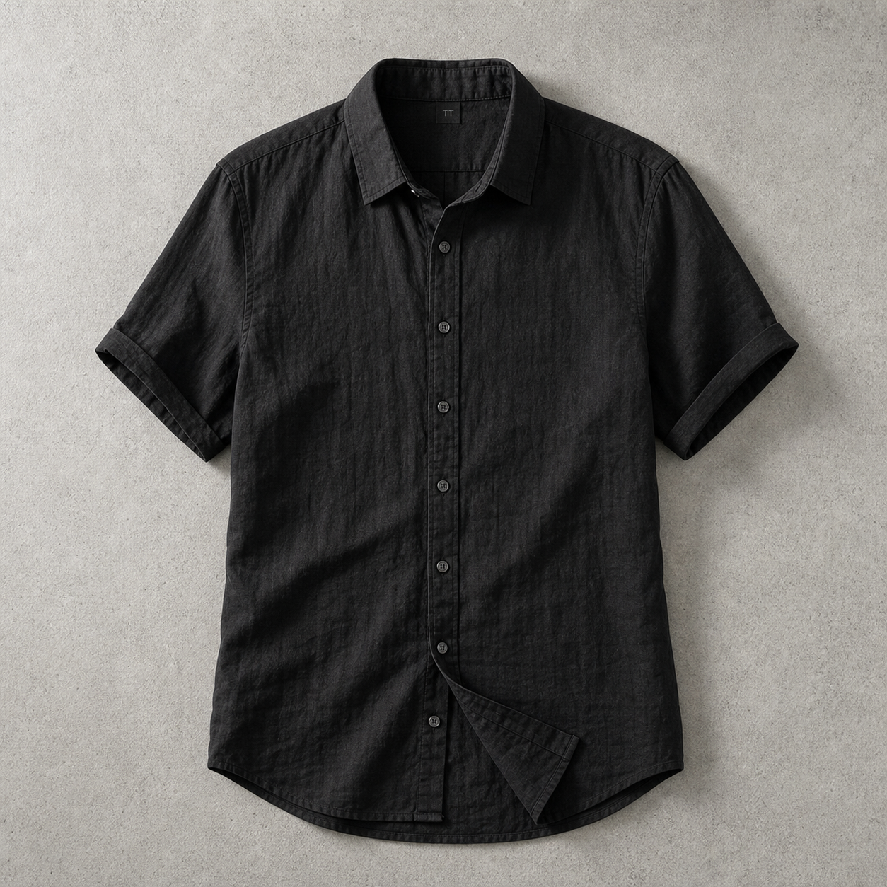 Men's Short Sleeve Shirt - Lightweight Casual Button Down