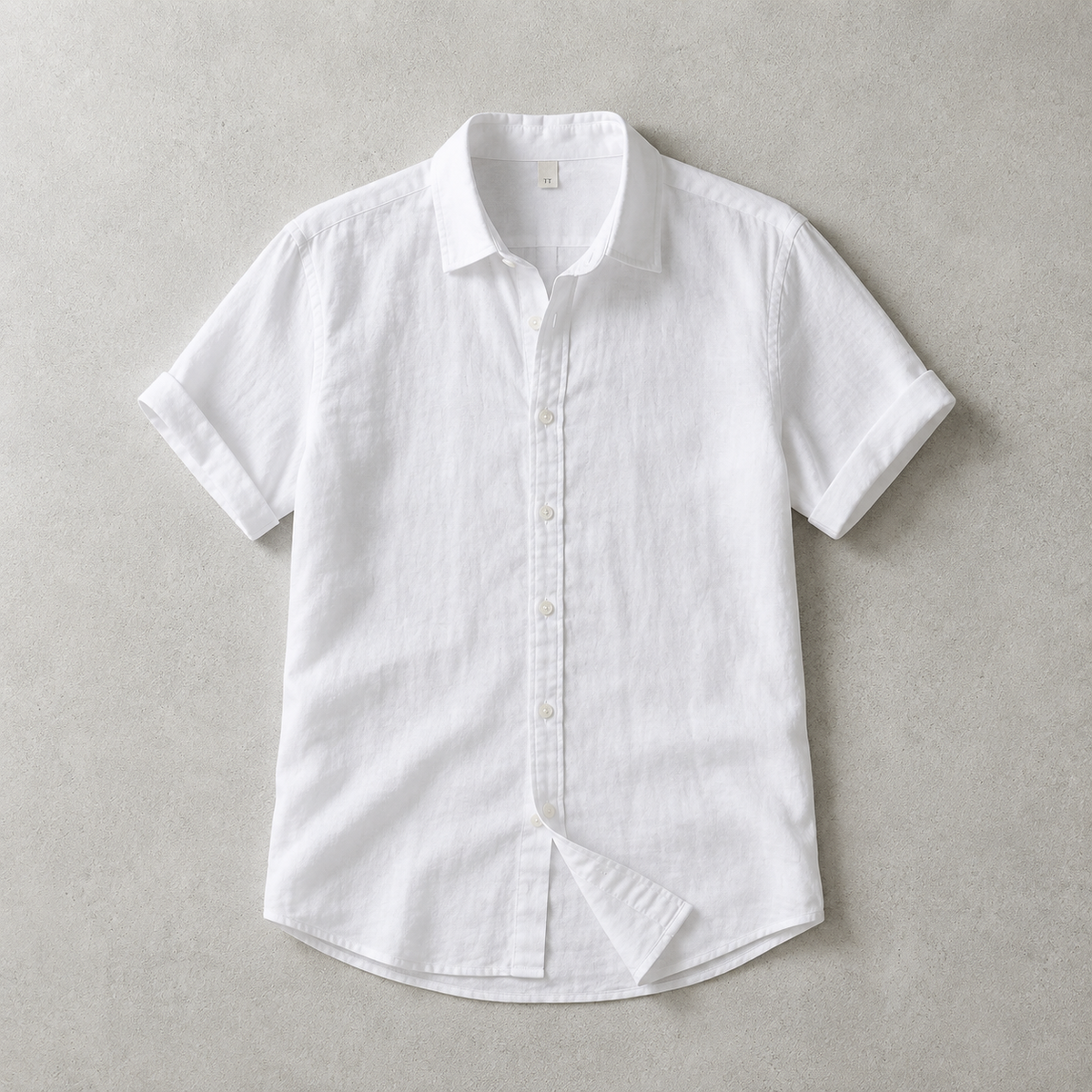 Men's Short Sleeve Shirt - Lightweight Casual Button Down