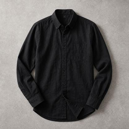 Men's Long Sleeve Shirt - Casual Everyday Button Down