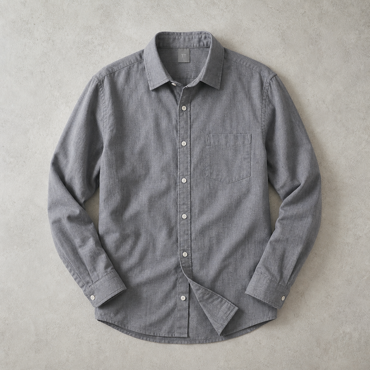 Men's Long Sleeve Shirt - Casual Everyday Button Down