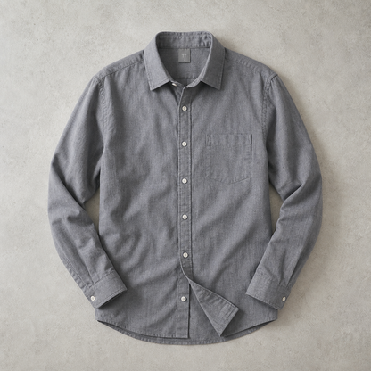 Men's Long Sleeve Shirt - Casual Everyday Button Down