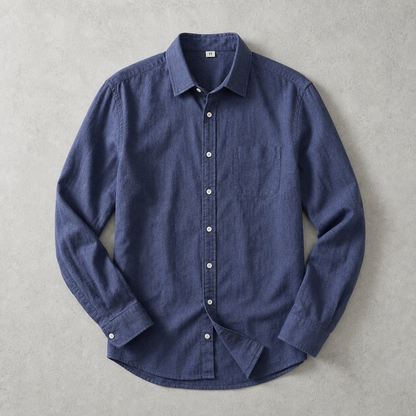 Men's Long Sleeve Shirt - Casual Everyday Button Down
