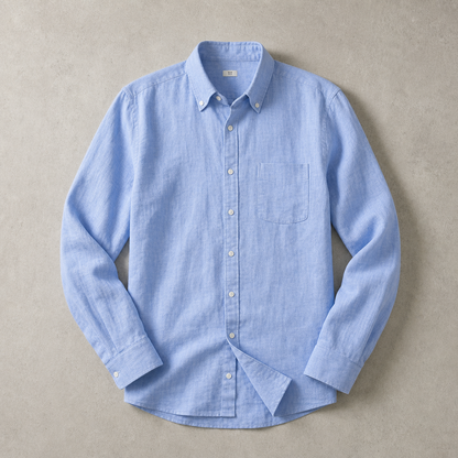 Men's Long Sleeve Shirt - Casual Everyday Button Down