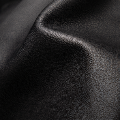 Men's Faux Leather Jacket - Relaxed Fit Zip Front Outerwear