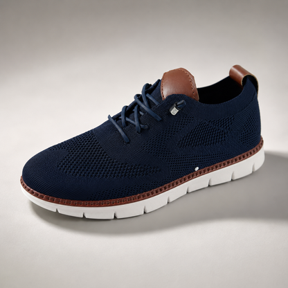 Men's Knit Sneakers - Casual Lightweight Walking Shoes