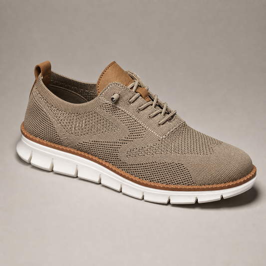 Men's Knit Sneakers - Casual Lightweight Walking Shoes