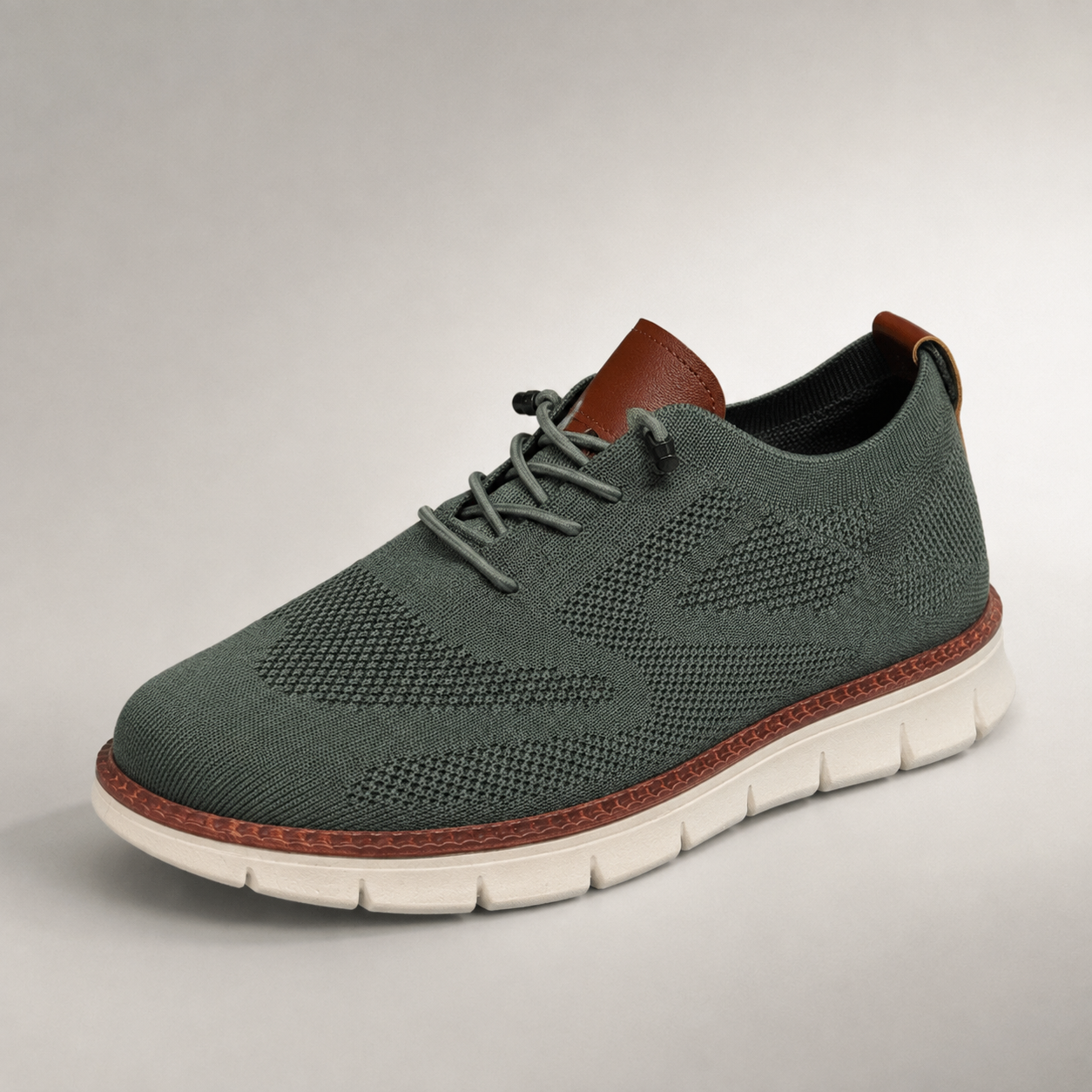 Men's Knit Sneakers - Casual Lightweight Walking Shoes